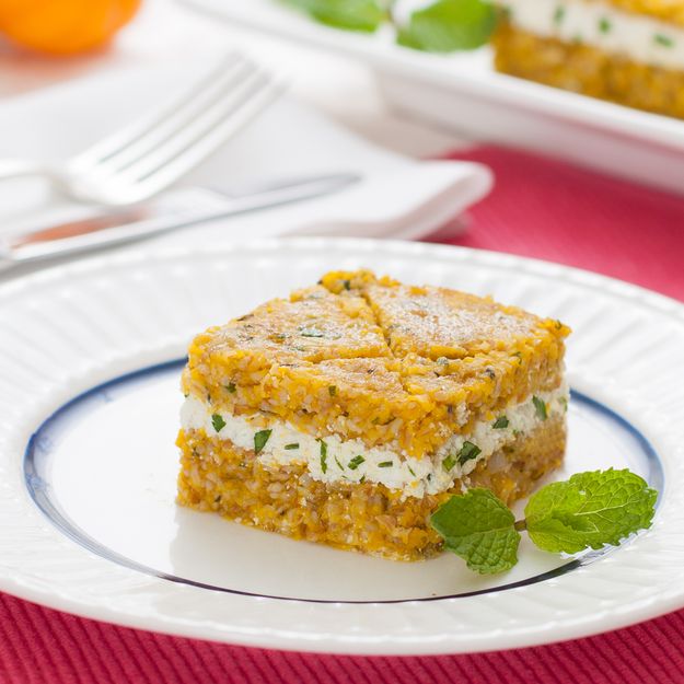 Quibe de abóbora com queijo - Opção de Páscoa 