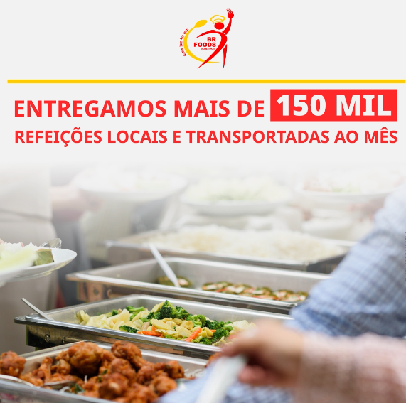 Uma causa que nos enche de orgulho: entregamos mensalmente mais de 150 mil refeições!