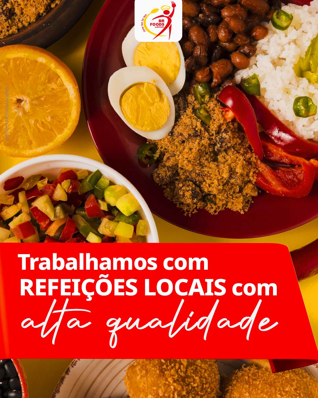 Na BR FOODS, nossa missão é levar a autenticidade da comida local até o seu ambiente de trabalho