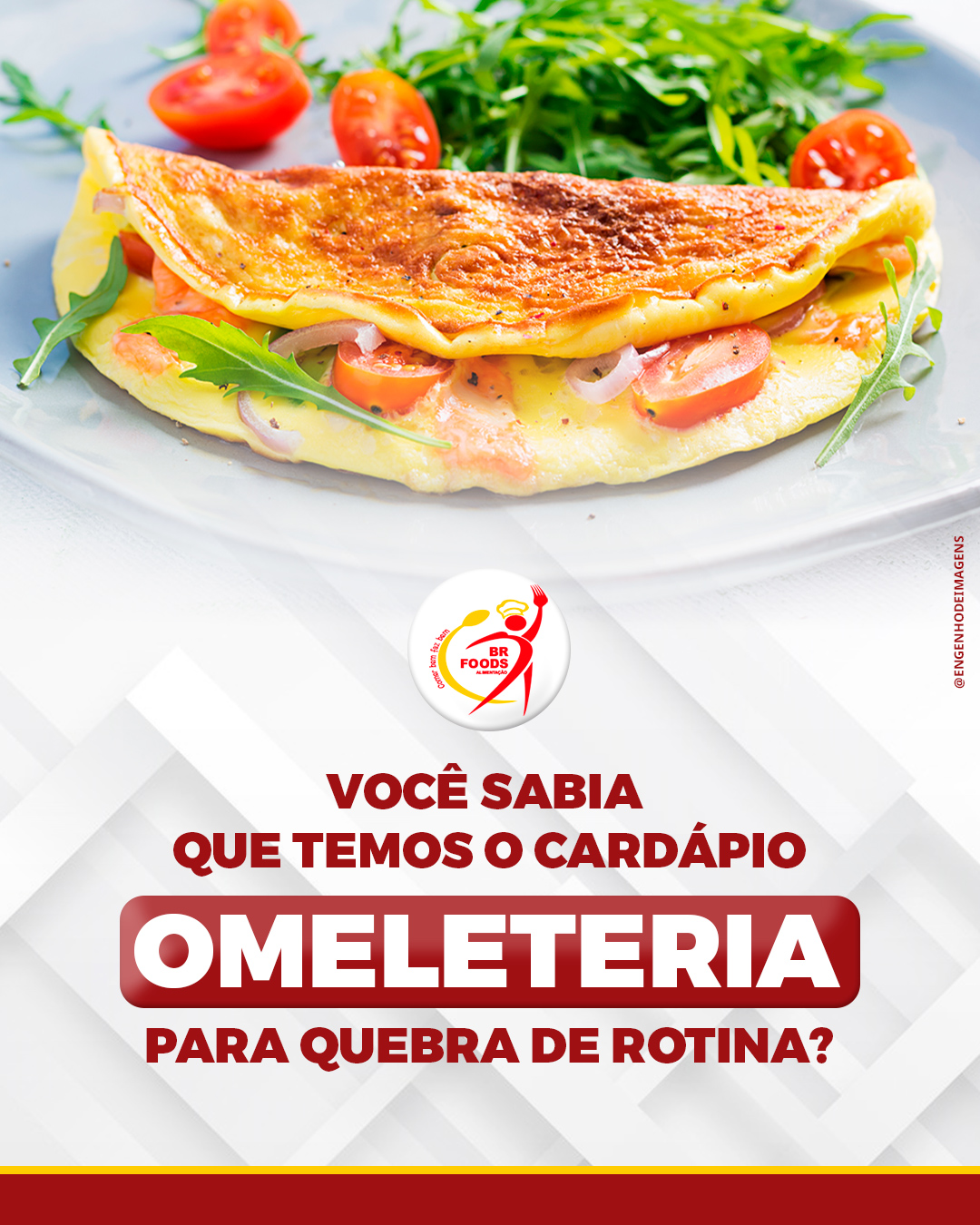 Quebre sua rotina com a omeleteria BR FOODS