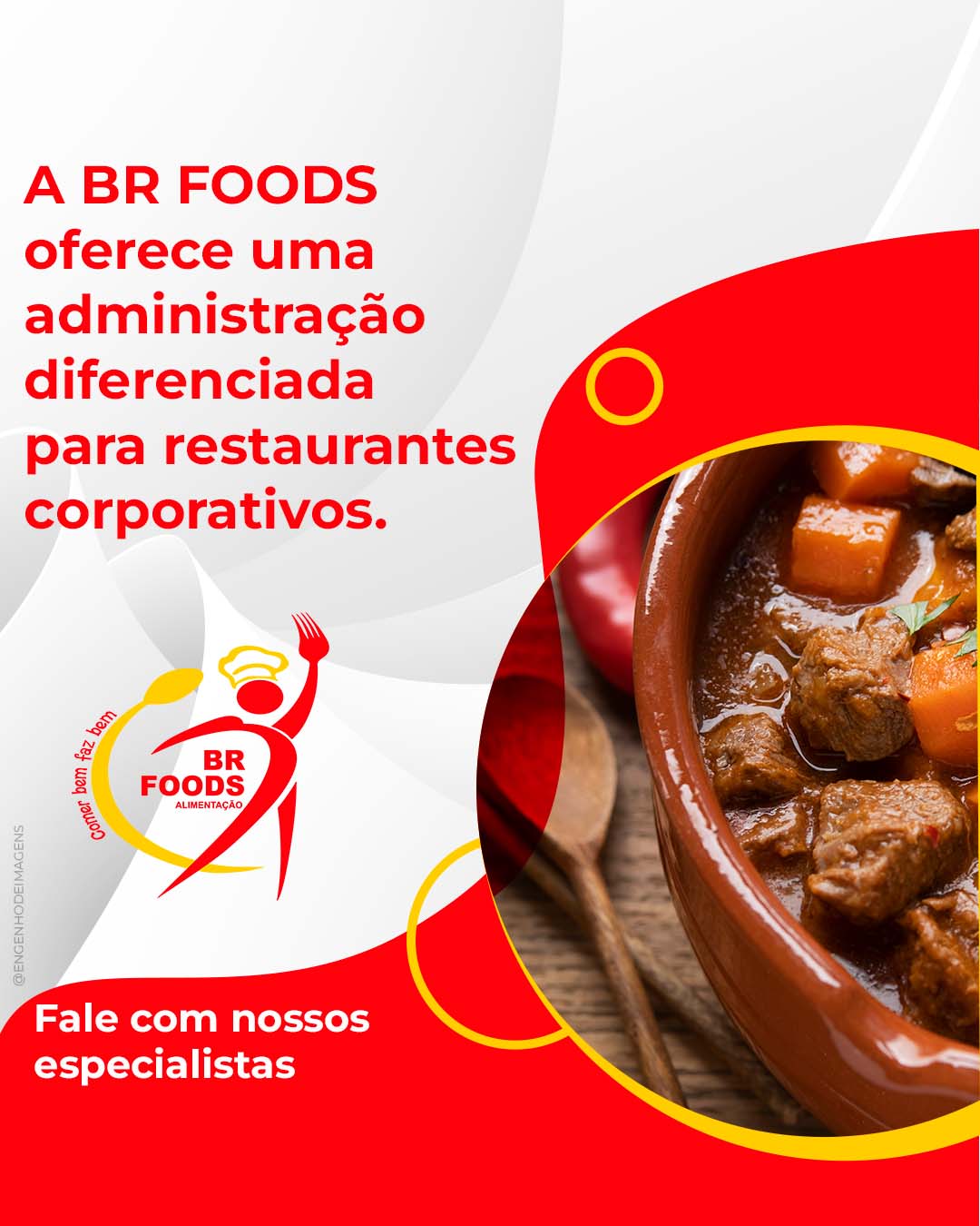 Alimentação corporativa com comprometimento total!