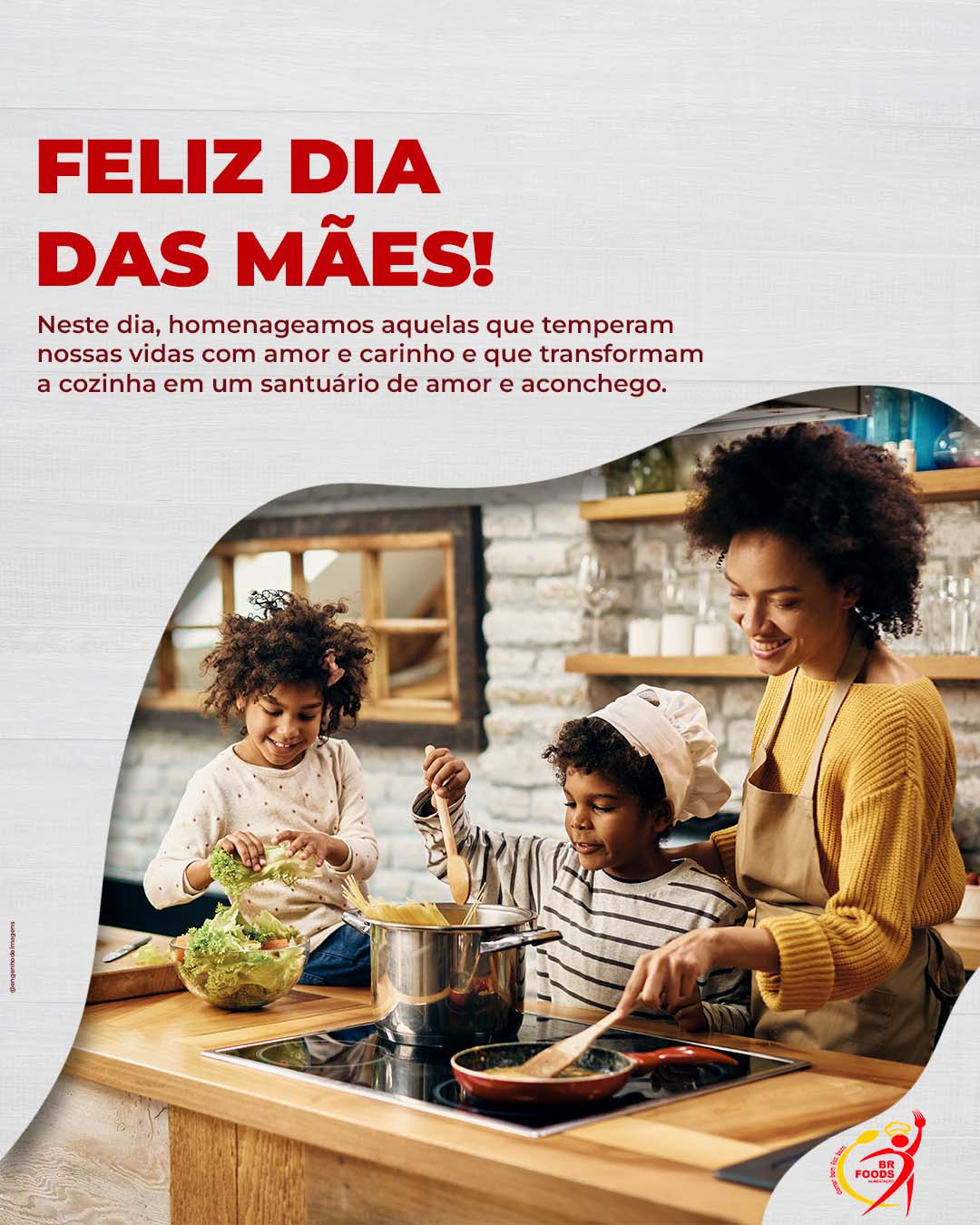 Feliz dia das mães.