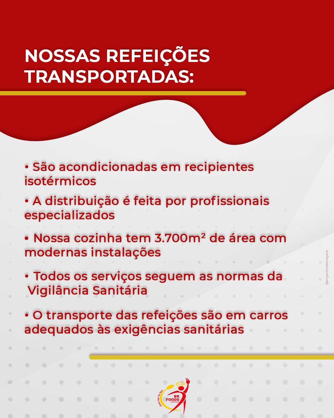 Você conhece nossos serviços de refeições transportadas?