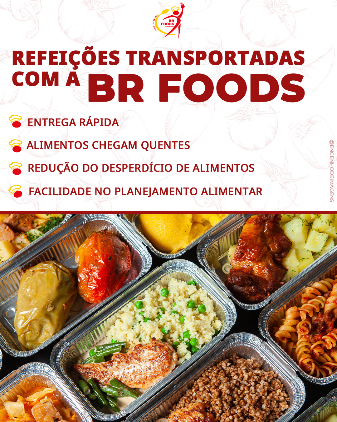 Refeições transportadas com qualidade e agilidade!!